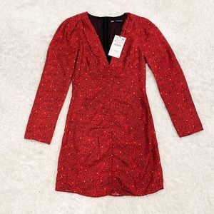 Zara Ruched Mini Dress